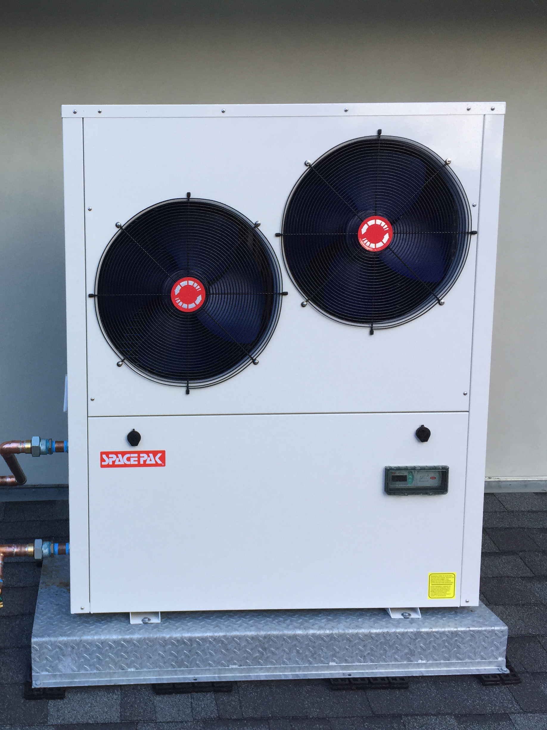 New mechanical panel in 2-story single family house