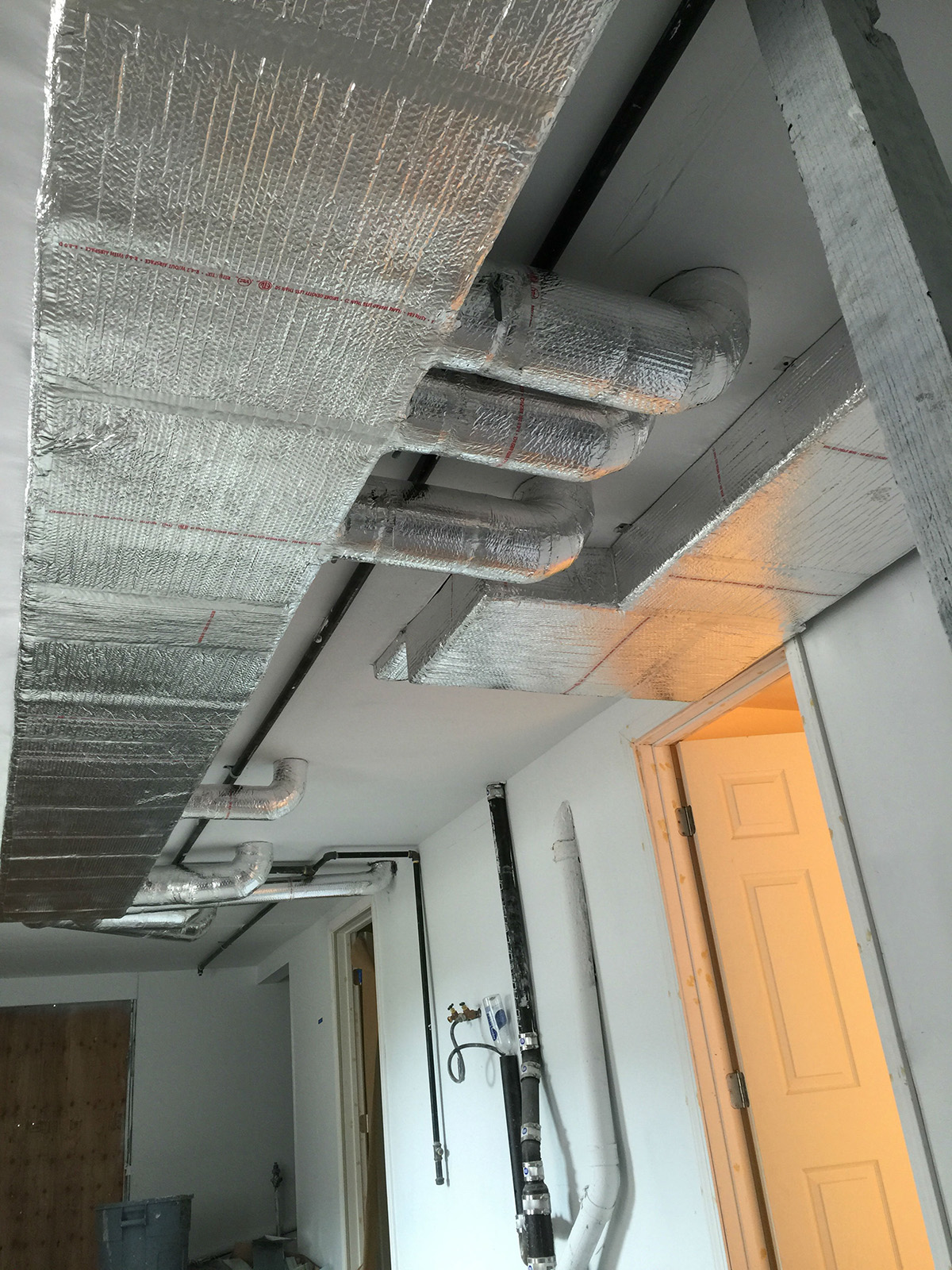 Single zone gas furnace heating system