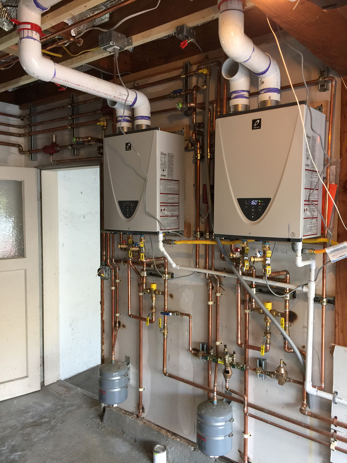 Radiant floor heating and hot water insert wall heaters